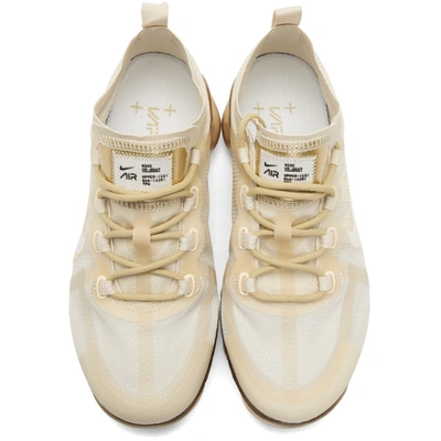 Shop Nike Off-white And Beige Air Vapormax 2019 Sneakers