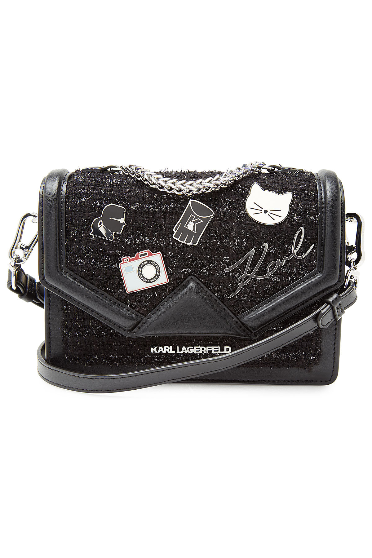 karl lagerfeld crossbody black