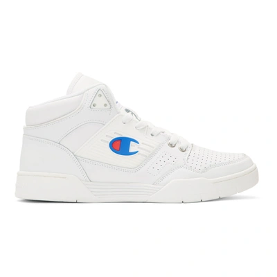 Champion Reverse Weave White 3 On 3 Sp High-top Sneakers | ModeSens