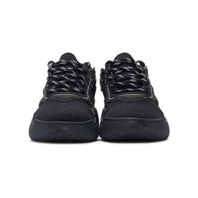 Shop Stella Mccartney Black Loop Sneakers In 1006 Blk/wt