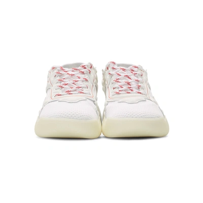Shop Stella Mccartney White And Red Loop Sneakers In 9093 Wht/re