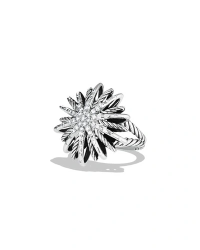 Shop David Yurman Starburst Ring With Diamonds In Pave Diamonds