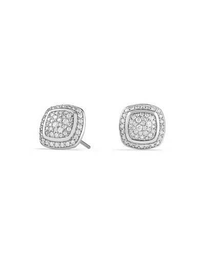 Shop David Yurman Albion Earrings With Diamonds In Pave Diamonds