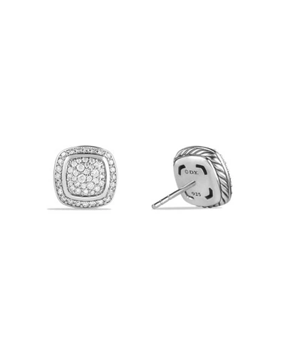 Shop David Yurman Albion Earrings With Diamonds In Pave Diamonds