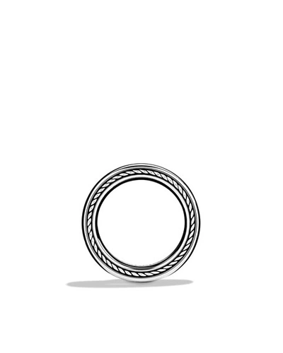 Shop David Yurman Men's Streamline Narrow Band Ring In Sterling Silver