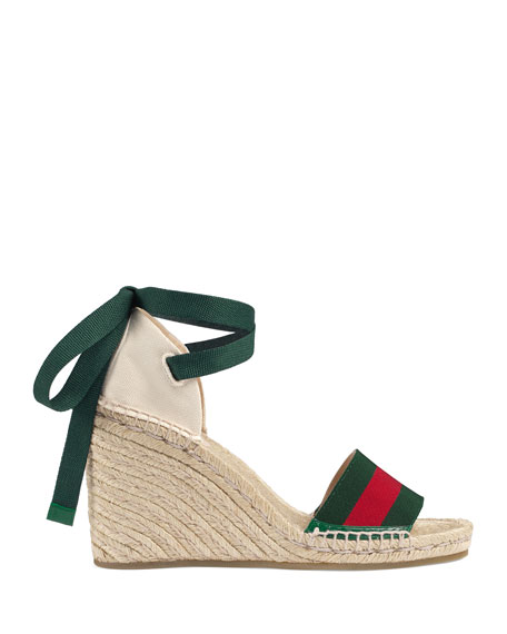 gucci green espadrille