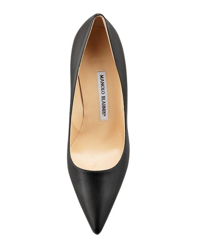 Shop Gucci Bb Leather 70mm Pump In Black