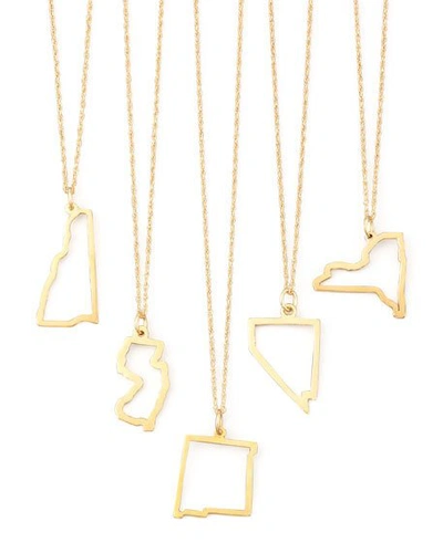 Shop Maya Brenner Designs Maya Brenner 14k Gold Necklace, M-w & Dc In Wisconsin
