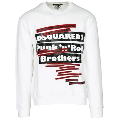 Shop Dsquared2 Men's Sweatshirt Sweat In White