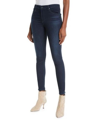 Shop Ag The Farrah High-rise Skinny Jeans In Brooks