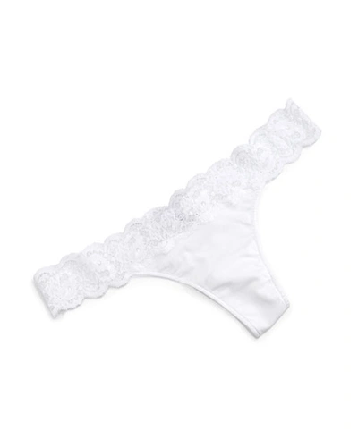 Shop Cosabella Never Say Never Lace Maternity Thong In White