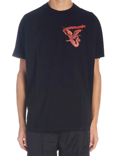 Shop Givenchy 'winged Beast' T-shirt In Black
