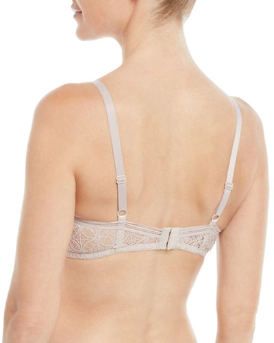 Shop Else Chloe High-apex Full-cup Underwire Bra In Rose Quartz