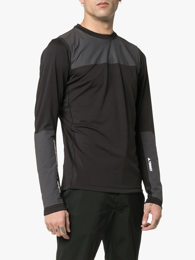 Shop Adidas X White Mountaineering Adidas By White Mountaineering Agravic Panelled Top In Black