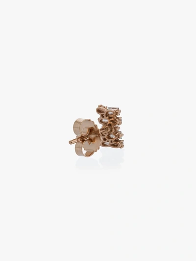 Suzanne Kalan 18k Rose Gold Fireworks Diamond Earrings In Gold