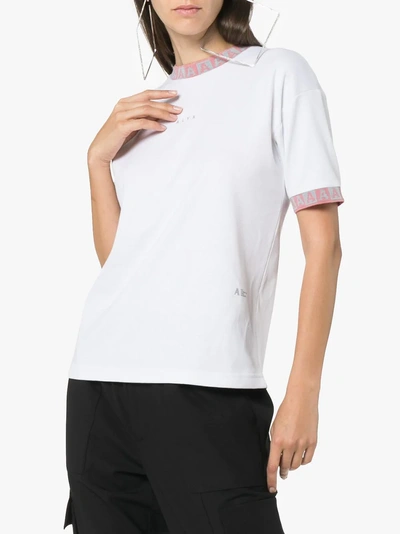 Shop Alyx 1017  9sm Visual Collection Logo Sports T-shirt In White
