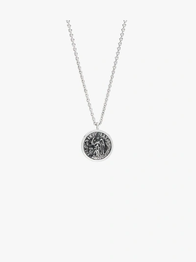 Shop Tom Wood Sterling Silver Coin Pendant Necklace