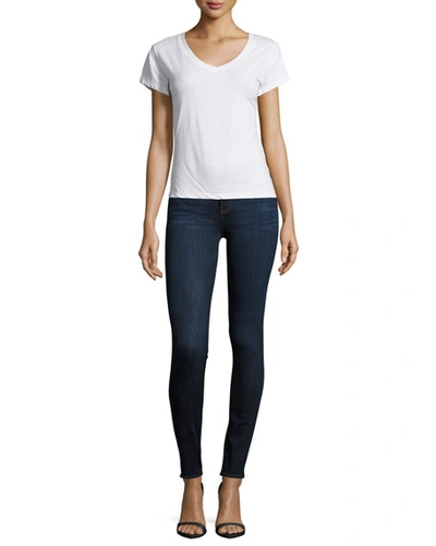 Shop Dl Premium Denim Florence Instasculpt Mid-rise Skinny Jeans In Pulse