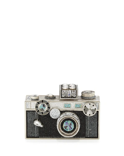 Shop Judith Leiber Camera Clutch Bag, Cosmo Jet In Silver Cosmo Jet