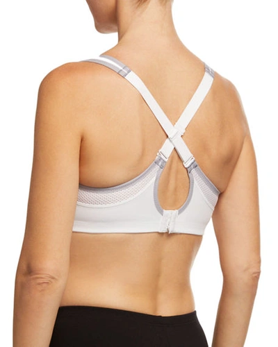 Shop Wacoal Contour Spacer Sports Bra In White/gray