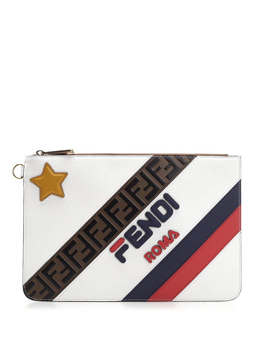fendi fila clutch