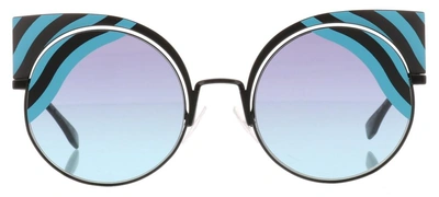 Shop Fendi Hypnoshine Sunglasses In Blue