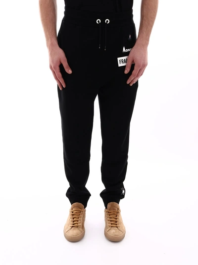 Shop Moncler Genius Fragment Hiroshi Fujiwara Sweatpants In Black