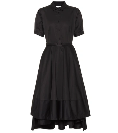 Shop Co Belted Tton Shirt Dress In Black