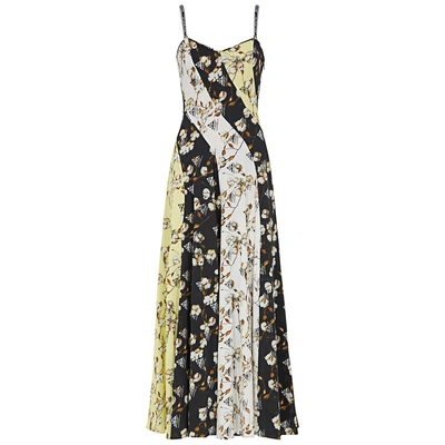 Shop Off-white Printed Panelled Maxi Dress