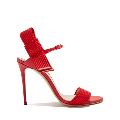 Shop Casadei Julia Aiko In Energy Red