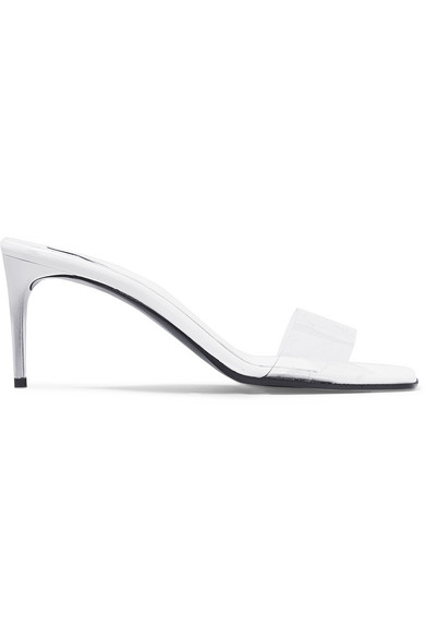 stella mccartney faux leather mules