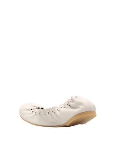 Shop See By Chloé Ballet Flats In Beige