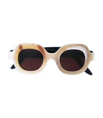 Shop Lapima Cream Catarina Sunglasses