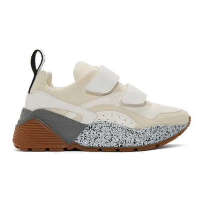 Shop Stella Mccartney White Eclypse Sneakers In 9026 - T.w/