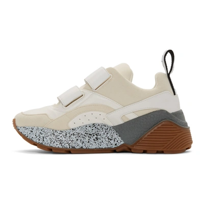 Shop Stella Mccartney White Eclypse Sneakers In 9026 - T.w/