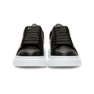 Shop Alexander Mcqueen Black Oversized Sneakers In 1000 Black