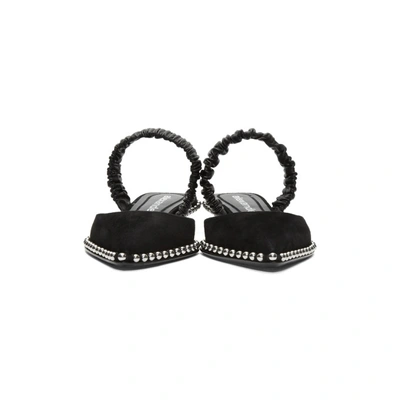 Shop Alexander Wang Black Suede Nina Heels In 001 Black