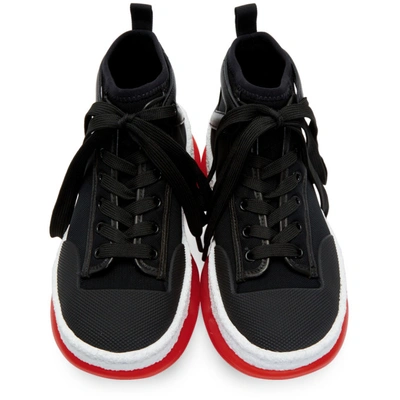 Shop Alexander Wang Black A1 High-top Sneakers