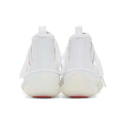 Shop Alexander Wang White A1 High-top Sneakers