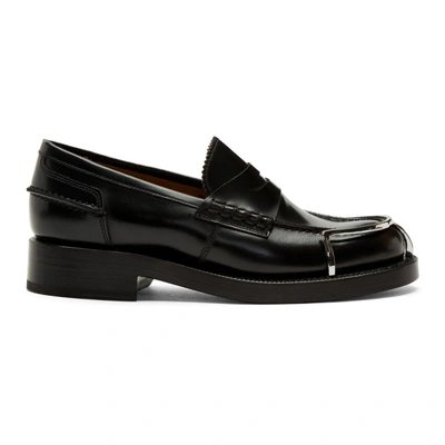 Shop Alexander Wang Black Carter Loafers In 001 Black