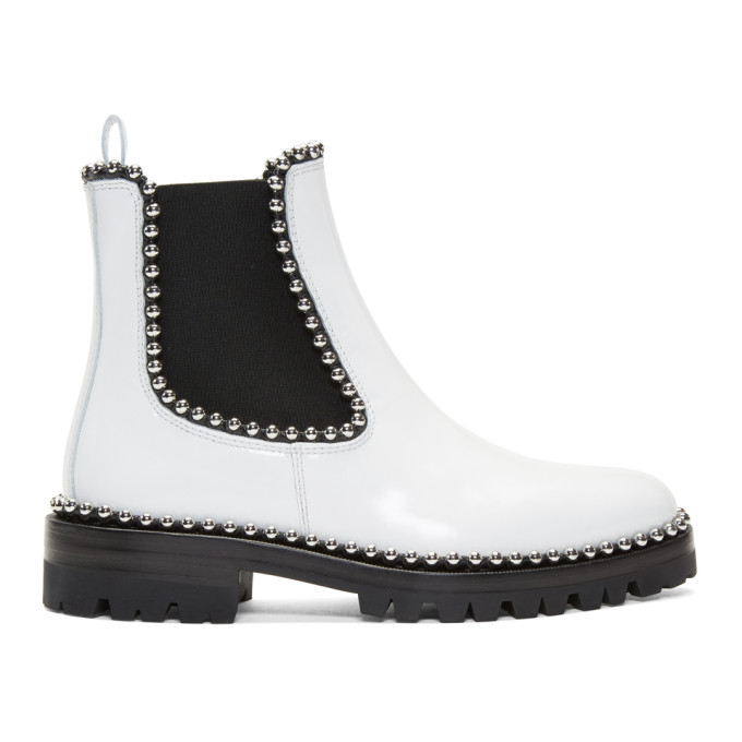 alexander wang boots studded