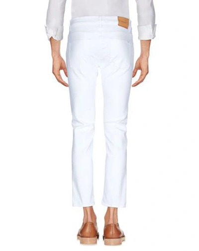 Shop Aglini Casual Pants In White