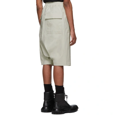 Shop Rick Owens Grey Ricks Pods Shorts In 61 Oyster