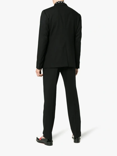 Shop Dolce & Gabbana Silk Dinner Suit In Black