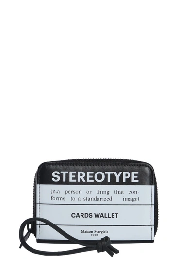 Shop Maison Margiela Stereotype Wallet In Black