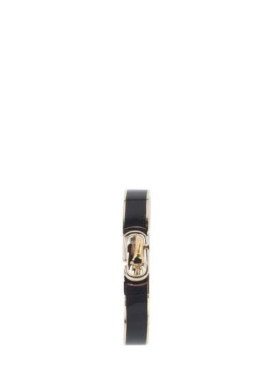Shop Marc Jacobs Double J Hinge Bracelet In Black