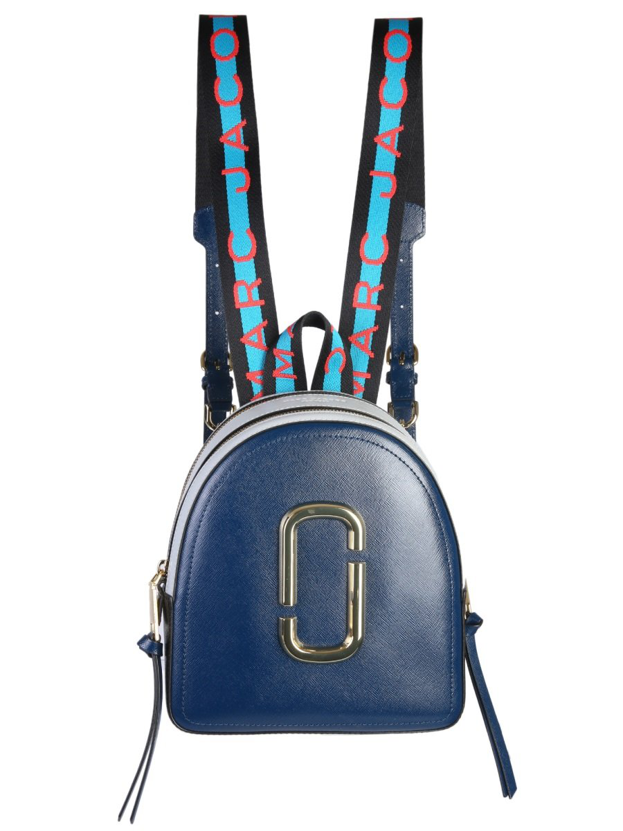 logo strap pack shot backpack