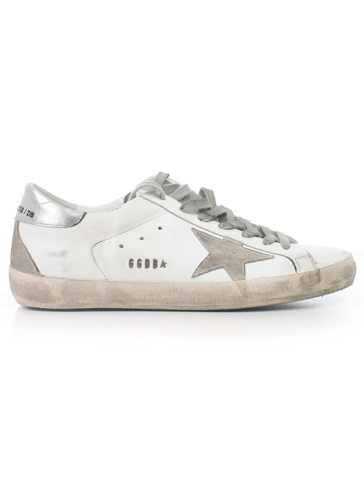white and silver golden goose