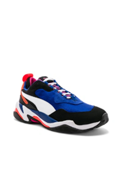 Shop Puma Select Thunder 4 Life In Blue. In Surf The Web -  White