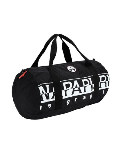 Shop Napapijri Travel & Duffel Bag In Black
